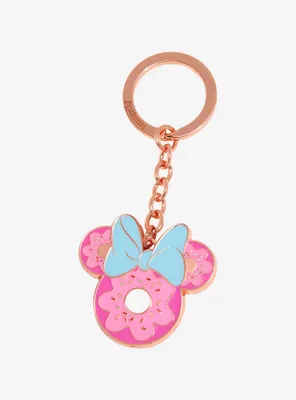 Loungefly Disney Minnie Mouse Pink Donut Keychain - BoxLunch Exclusive