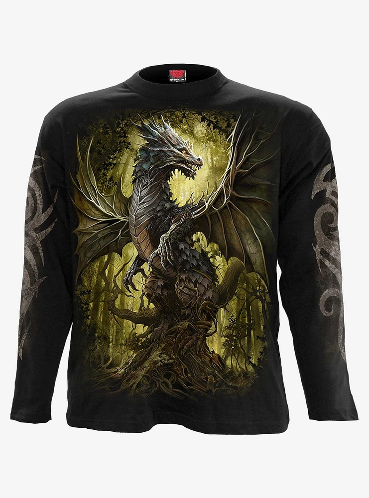 Spiral Oak Dragon Long Sleeve Shirt