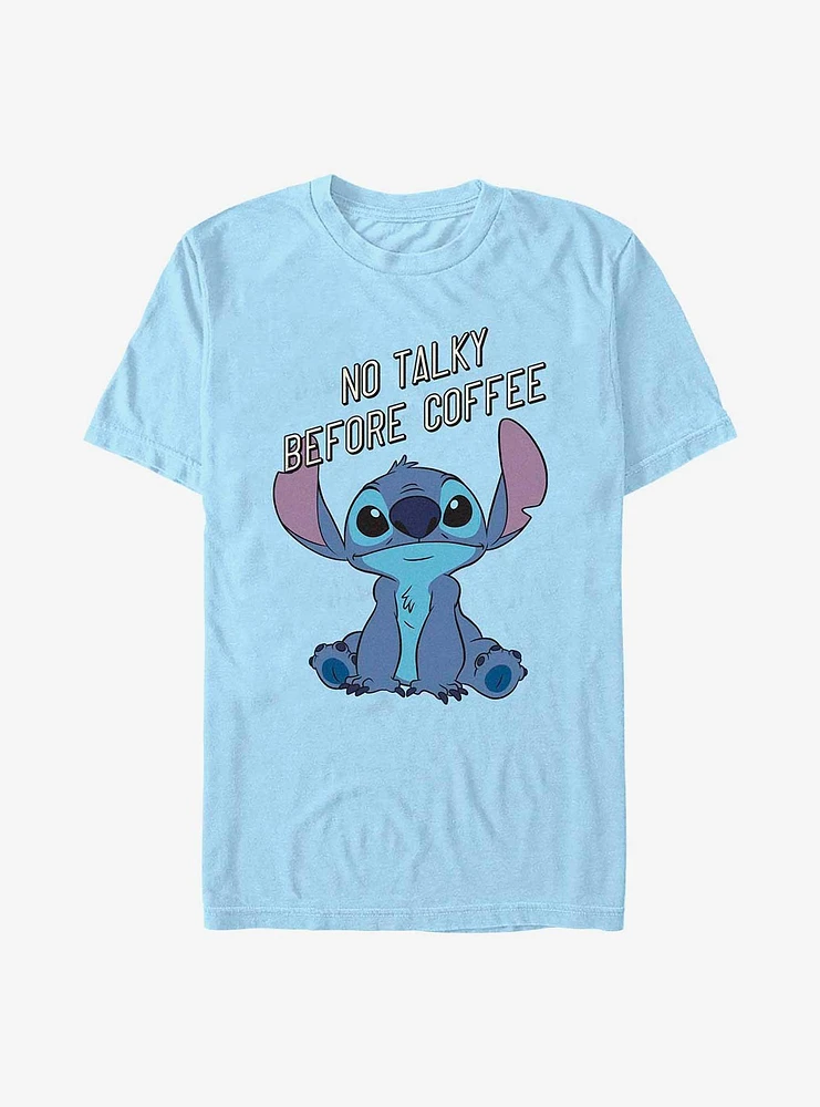 Disney Lilo & Stitch No Talky Before Coffee T-Shirt