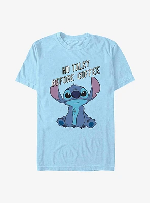 Disney Lilo & Stitch No Talky Before Coffee T-Shirt