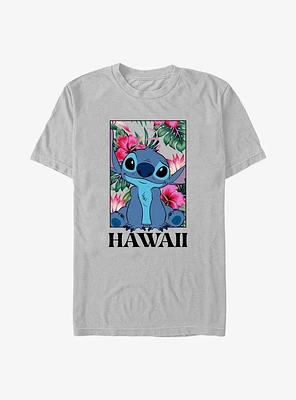 Disney Lilo & Stitch Floral Frame T-Shirt