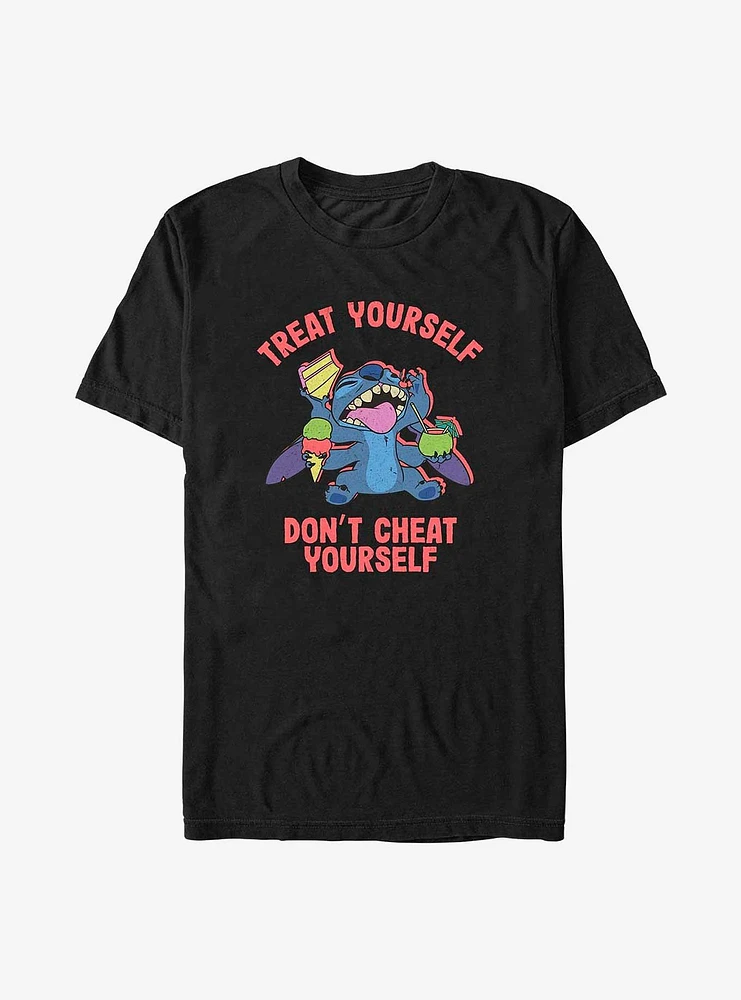 Disney Lilo & Stitch Treat Yourself Don't Cheat T-Shirt