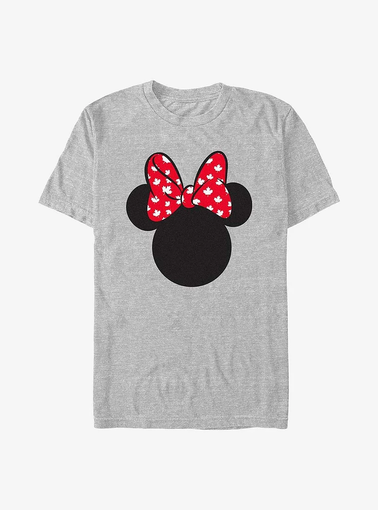 Disney Minnie Mouse Maple Leaf Bow T-Shirt