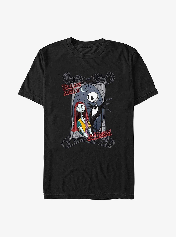 Disney The Nightmare Before Christmas Jack And Sally You Are Such A Scream T-Shirt