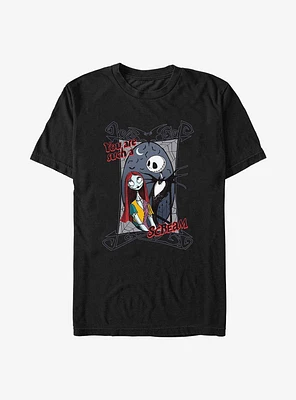 Disney The Nightmare Before Christmas You Are Such A Scream Jack And Sally T-Shirt