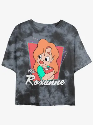 Disney A Goofy Movie His Roxanne Womens Tie-Dye Crop T-Shirt