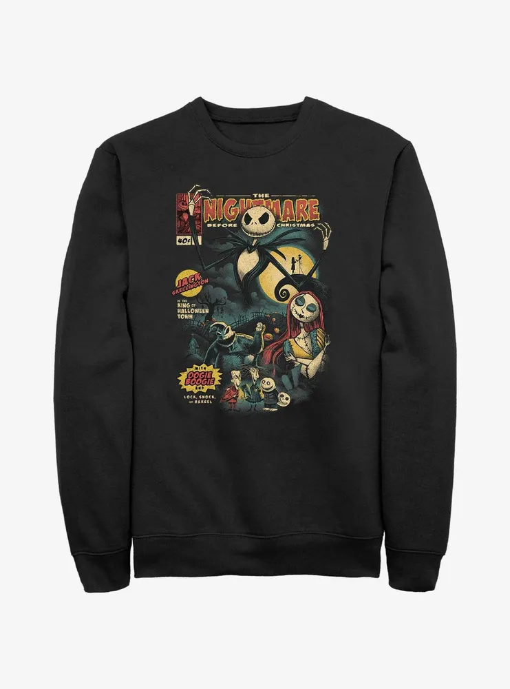 Disney Nightmare Before Christmas Comic Cover Sweatshirt