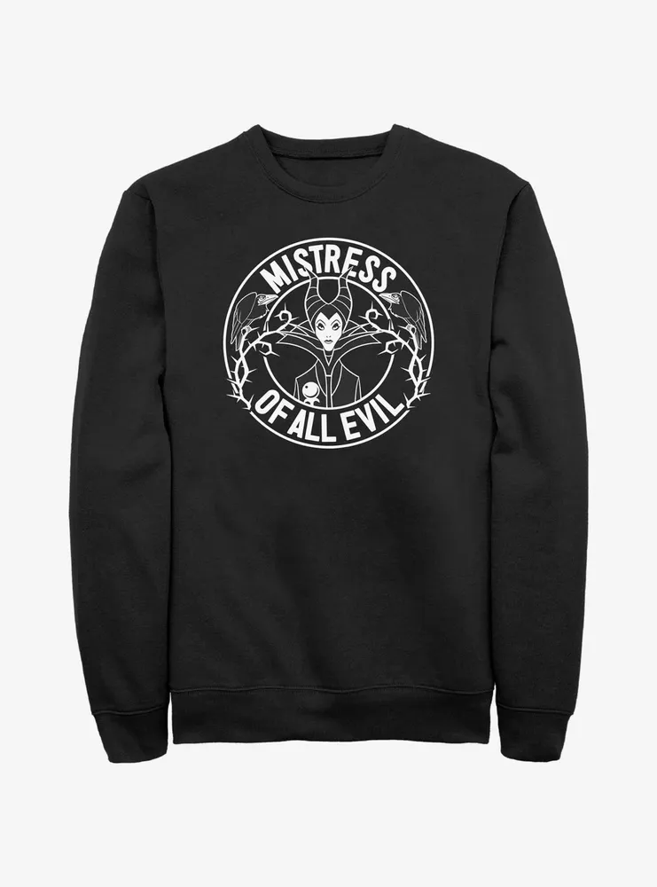 Disney Sleeping Beauty Mistress Of Evil Maleficent Stamp Sweatshirt