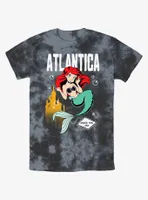 Disney The Little Mermaid Anime Ariel Atlantica Tie-Dye T-Shirt