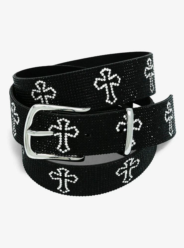 Cross Bling Belt