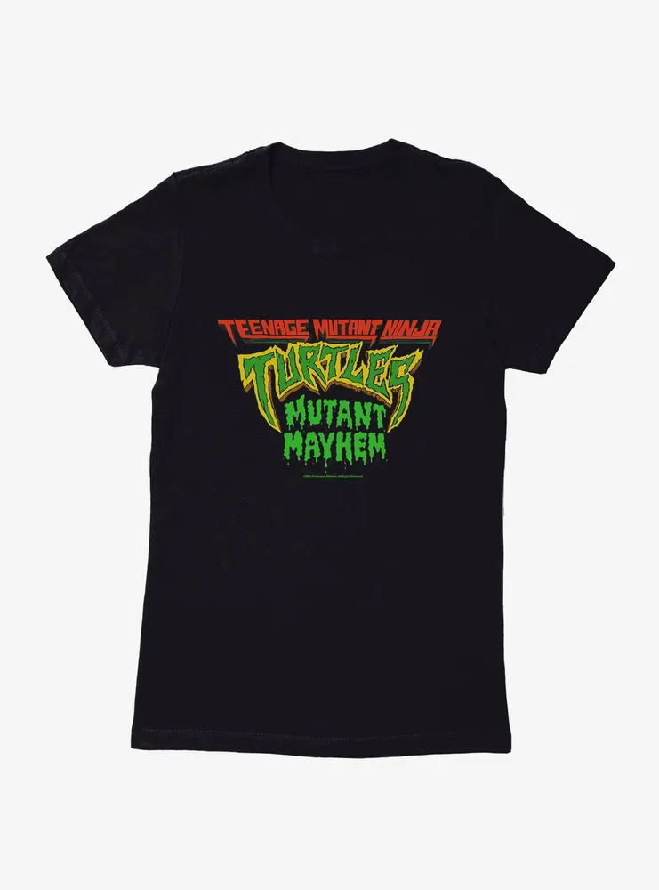Teenage Mutant Ninja Turtles: Mayhem Movie Logo Womens T-Shirt