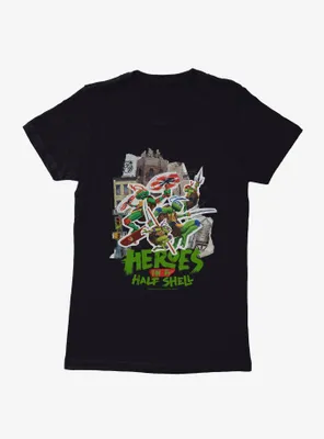 Teenage Mutant Ninja Turtles: Mayhem Heroes A Half Shell Womens T-Shirt