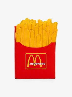 Loungefly McDonald's Fries Figural Faux Leather Notebook