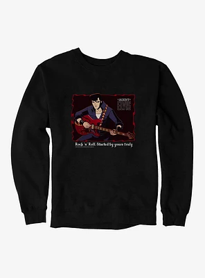 Agent Elvis Guitar Sweatshirt
