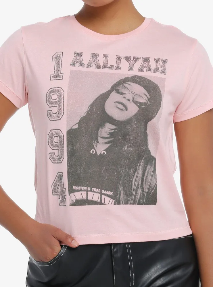 Aaliyah Portrait 1994 Glitter Girls Baby T-Shirt