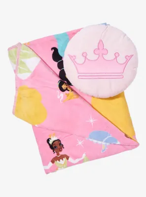 Disney Princess Throw Blanket & Pillow Set