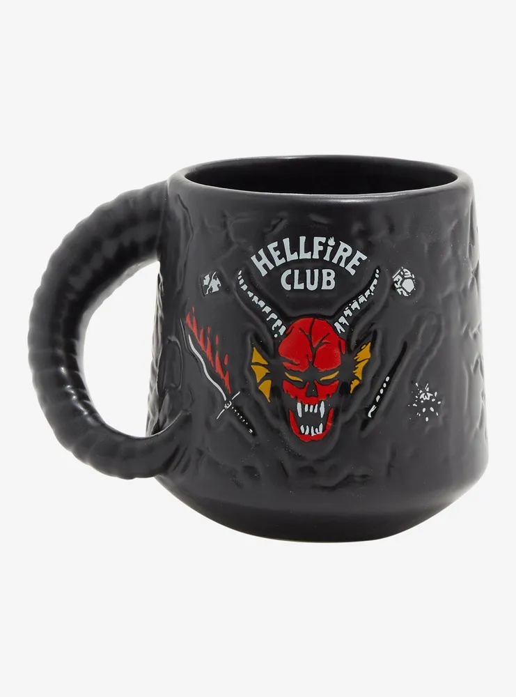 Stranger Things Hellfire Club Textured Mug