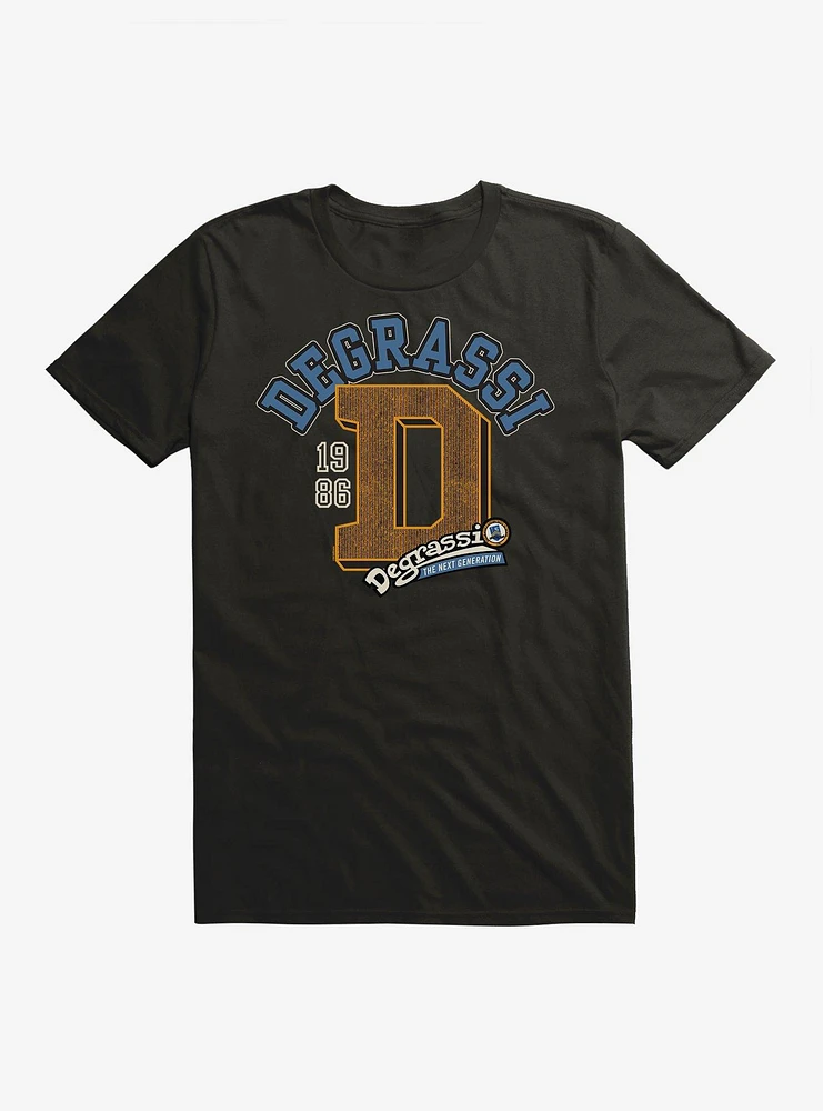 Degrassi: The Next Generation Collegiate Font T-Shirt