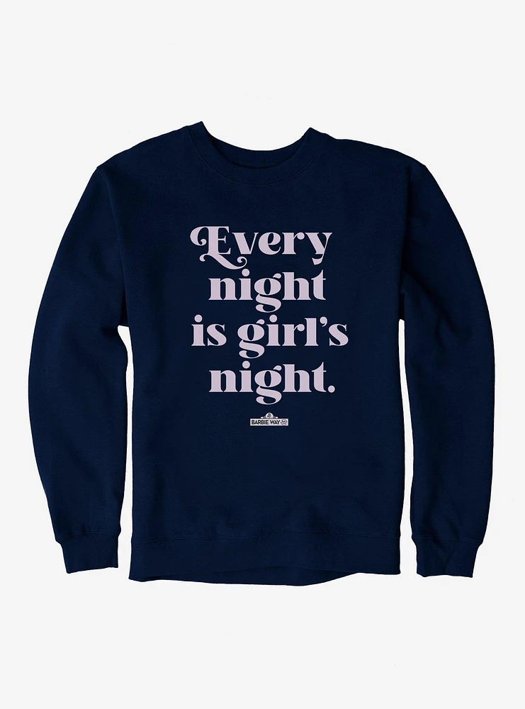 Barbie Girl's Night Sweatshirt