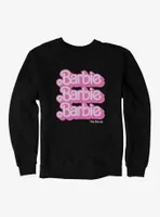 Barbie The Movie Logo Stack Sweatshirt