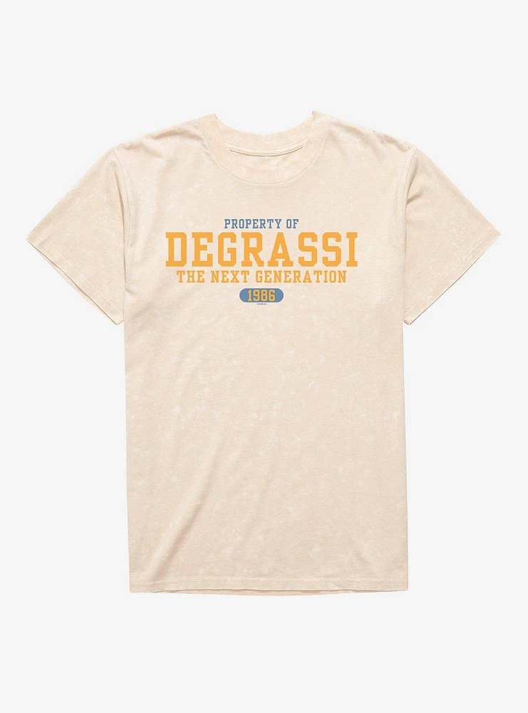 Degrassi: The Next Generation Property Of Degrassi Mineral Wash T-Shirt
