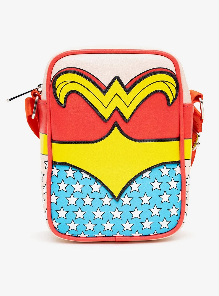 DC Comics Wonder Woman Body Character Close Up Crossbody Bag