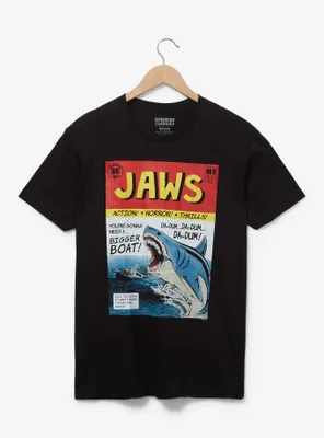Jaws Comic Book Cover T-Shirt - BoxLunch Exclusive