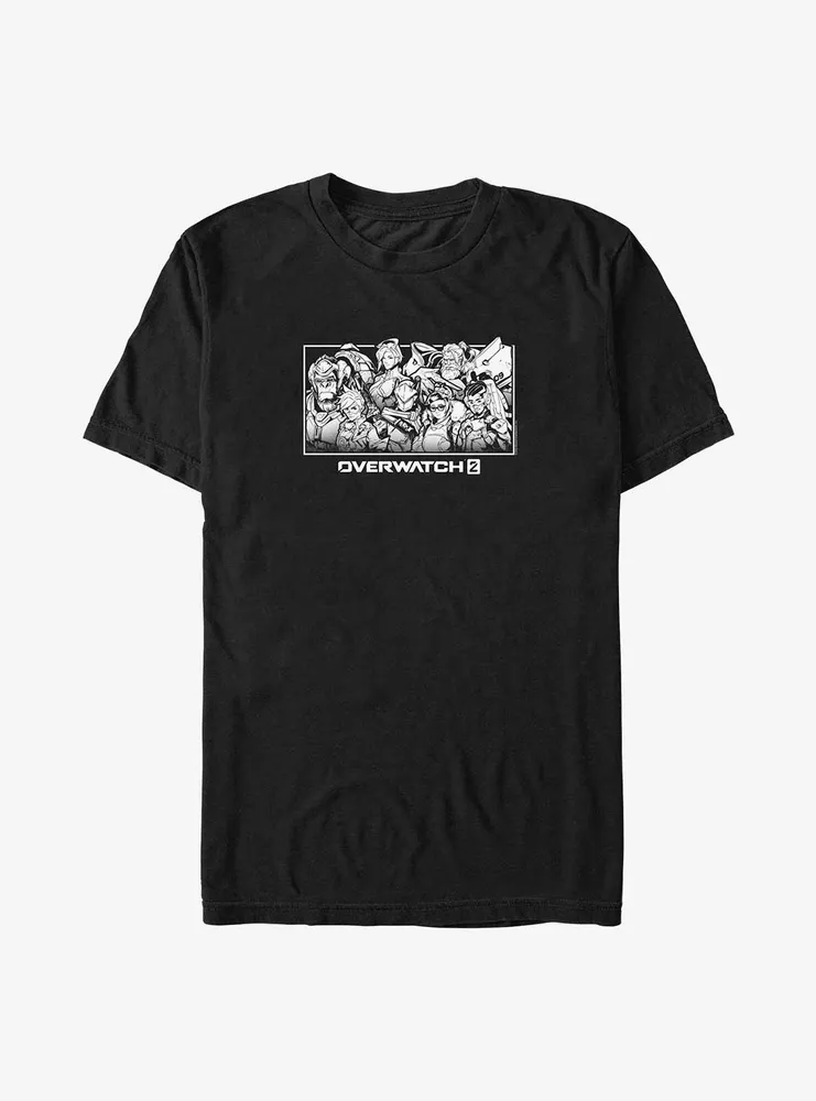 Overwatch Group Crowd Big & Tall T-Shirt