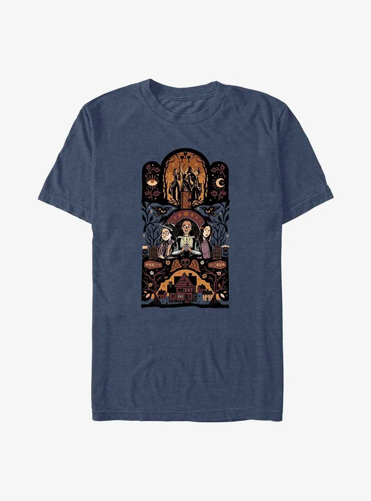 Disney Hocus Pocus Triptic Art Big & Tall T-Shirt