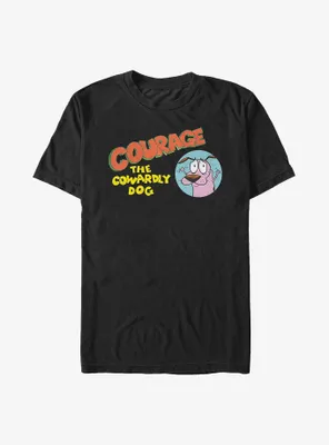 Courage The Cowardly Dog Logo Big & Tall T-Shirt