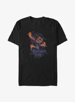 Disney The Nightmare Before Christmas Pumpkin King Flames Big & Tall T-Shirt