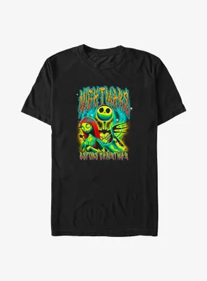Disney The Nightmare Before Christmas Psychedelic Jack and Sally Big & Tall T-Shirt