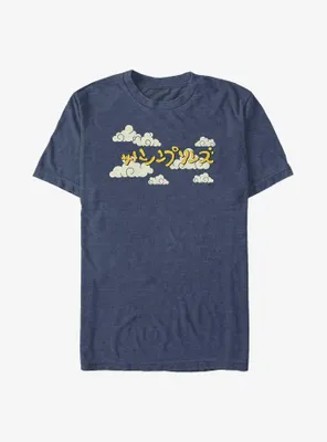 The Simpsons Intro Japanese Logo Big & Tall T-Shirt