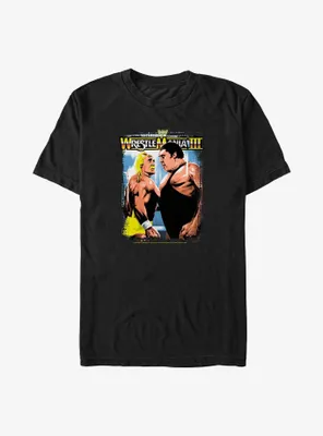 WWE RetroMania Hulk Hogan vs Andre The Giant Big & Tall T-Shirt