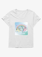 My Little Pony Head The Clouds Retro Womens T-Shirt Plus