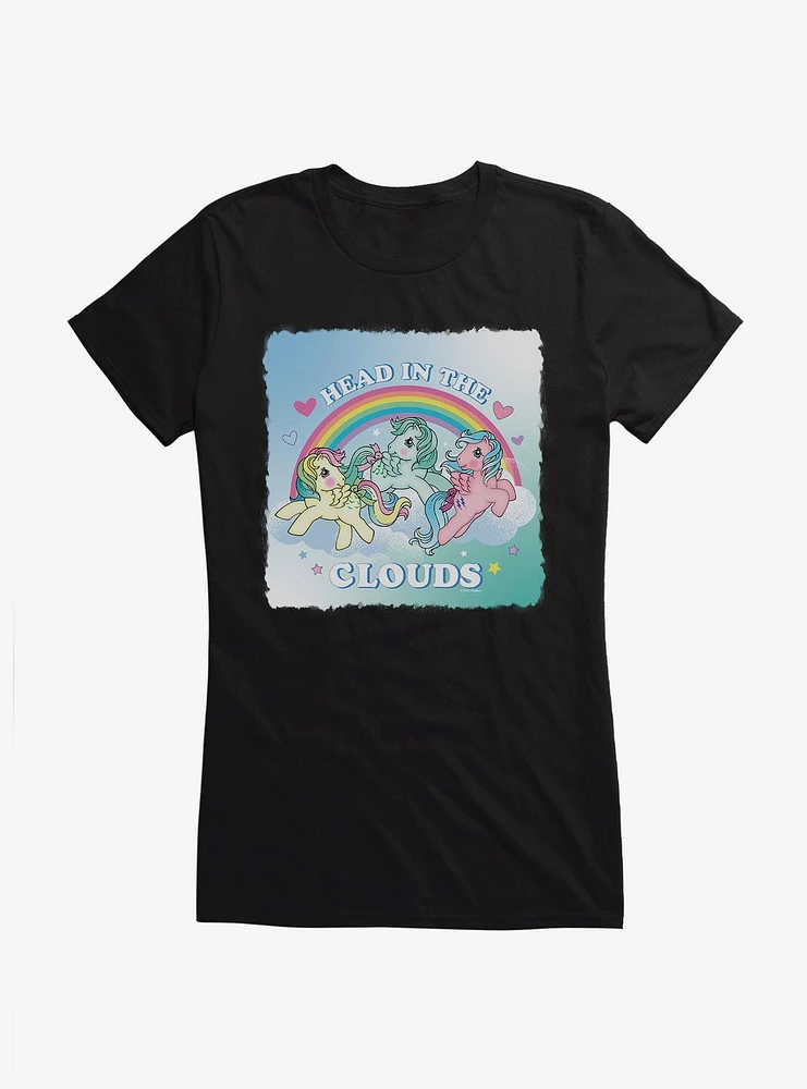 My Little Pony Head The Clouds Retro Girls T-Shirt