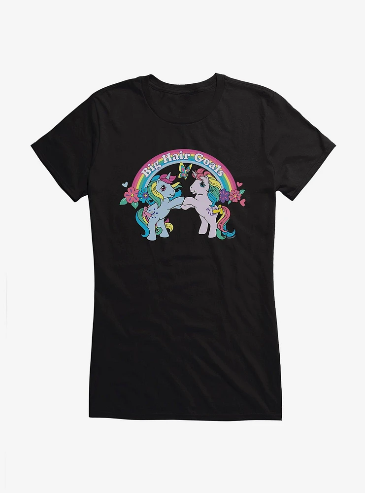 My Little Pony Big Hair Goals Retro Girls T-Shirt