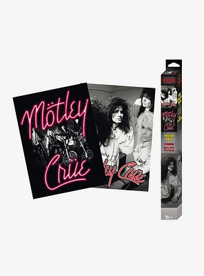 Motley Crue Neon & Straighjackets Boxed Poster Set