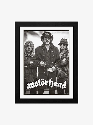 Motorhead Bad Magic Black & White Framed Print