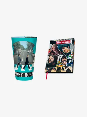 The Beatles Pint Glass and Notebook Set
