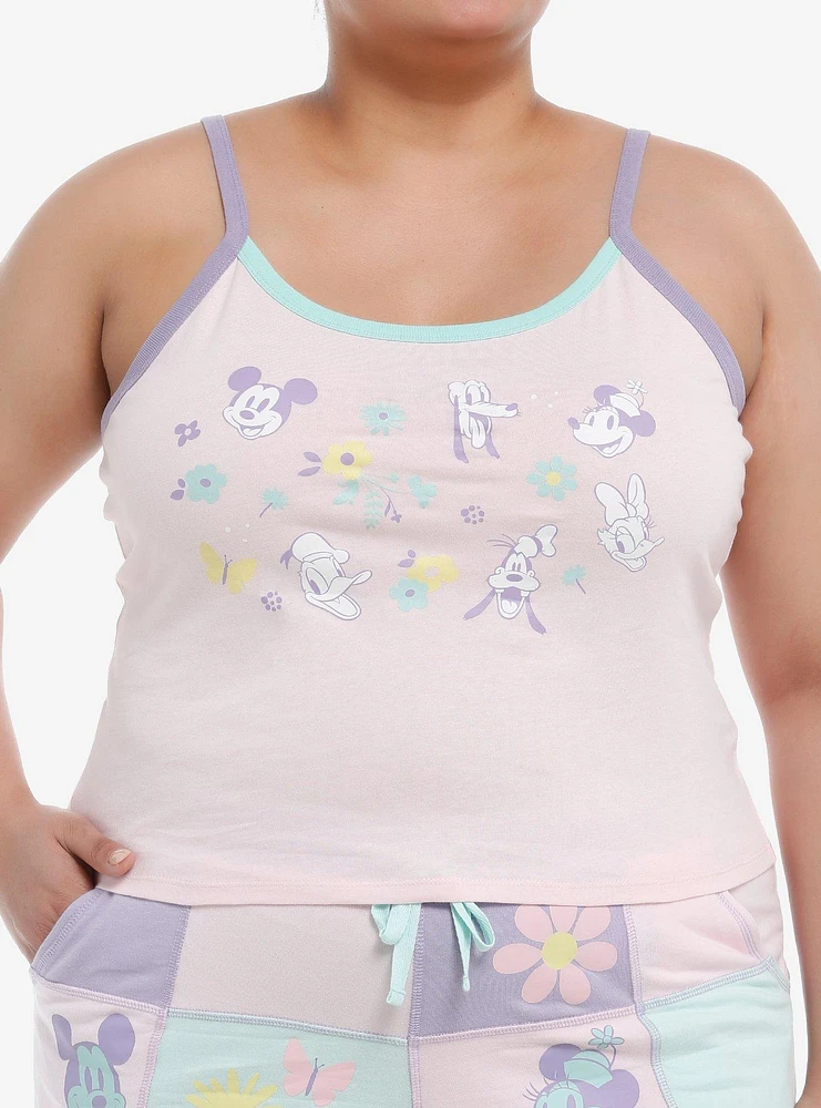 Her Universe Disney Mickey Mouse And Friends Pastel Spring Girls Cami Plus