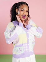 Her Universe Disney Mickey Mouse And Friends Pastel Gingham Girls Cardigan