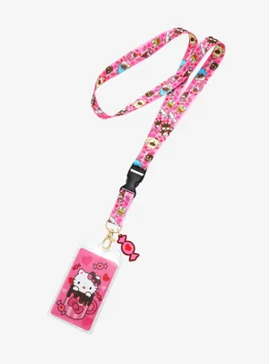 Sanrio Hello Kitty and Friends Hot Chocolate Allover Print Lanyard