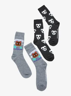 Animal Crossing: New Horizons Tom & K.K. Slider Crew Socks 2 Pair