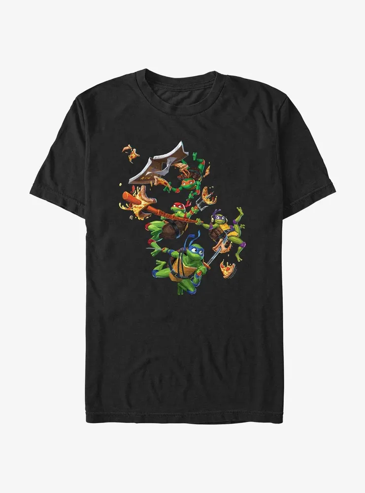 Teenage Mutant Ninja Turtles: Mayhem Will Fight For Pizza Big & Tall T-Shirt