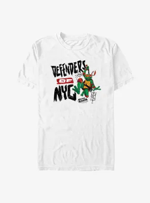 Teenage Mutant Ninja Turtles: Mayhem Defenders of NYC Michelangelo Big & Tall T-Shirt