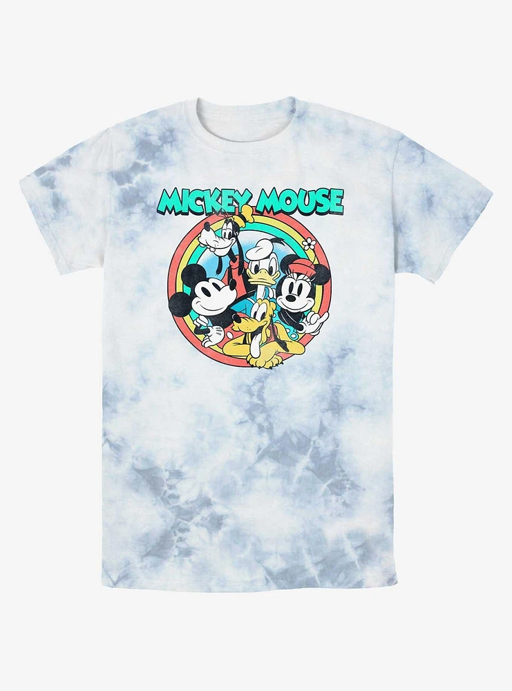 Disney Mickey Mouse & Friends Pose Tie-Dye T-Shirt