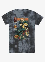 Disney Nightmare Before Christmas Comic Cover Tie-Dye T-Shirt