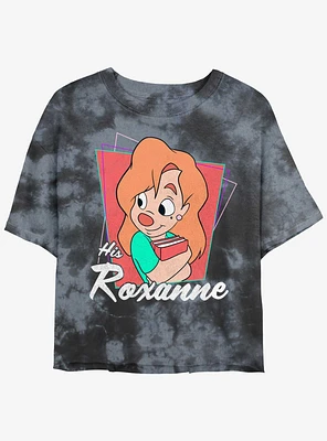 Disney A Goofy Movie His Roxanne Girls Tie-Dye Crop T-Shirt