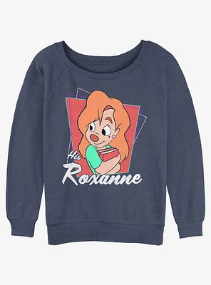 Disney A Goofy Movie His Roxanne Girls Slouchy Sweatshirt